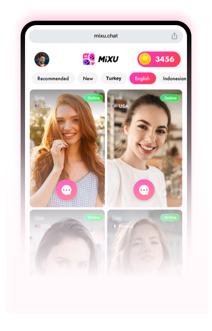 A beautiful woman on LivCam's Goddess wall.